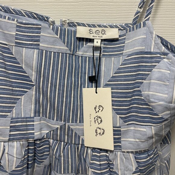 Sea | Helmi Striped Shirting Midi Dress - Picture 14 of 16